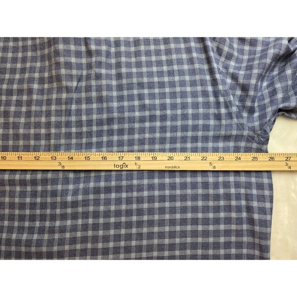 Bugatchi Shirt Men XXL Gray Casual Fit Button Down Long Sleeve Button Up Shirt - Picture 4 of 8